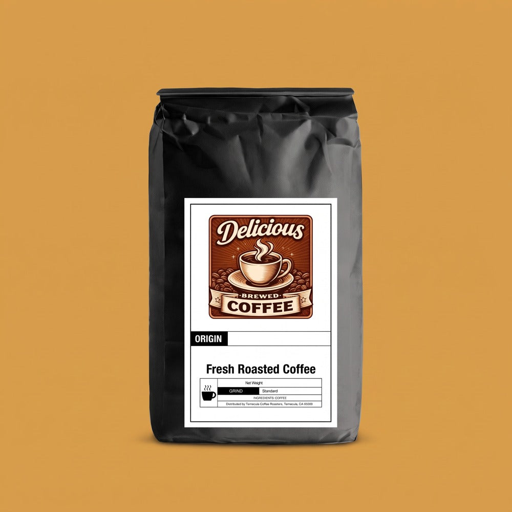 Caramel flavored coffee, 12oz bag, Delicious Brewed Coffee