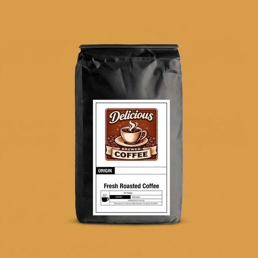 Caramel flavored coffee, 12oz bag, Delicious Brewed Coffee