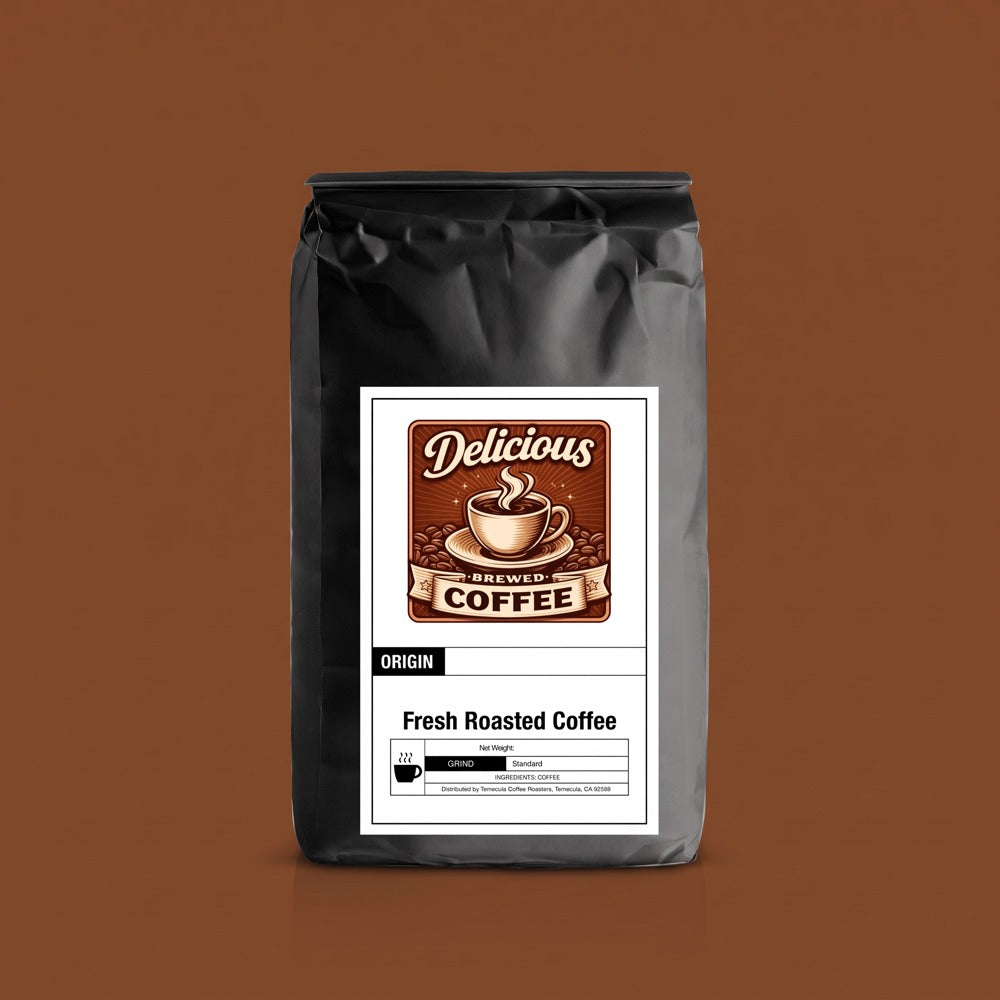 Chocolate Hazelnut flavored coffee, 12oz bag, Delicious Brewed Coffee