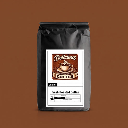 Chocolate Hazelnut flavored coffee, 12oz bag, Delicious Brewed Coffee
