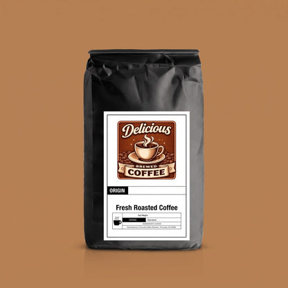 Hazelnut flavored coffee, 12oz bag, Delicious Brewed Coffee