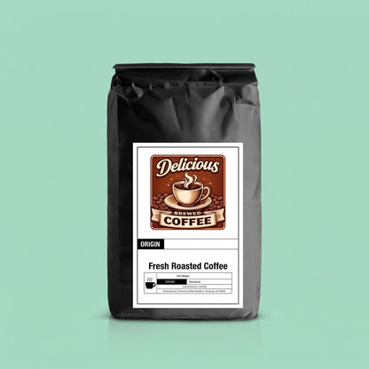 Mint flavored coffee, 12oz bag, Delicious Brewed Coffee