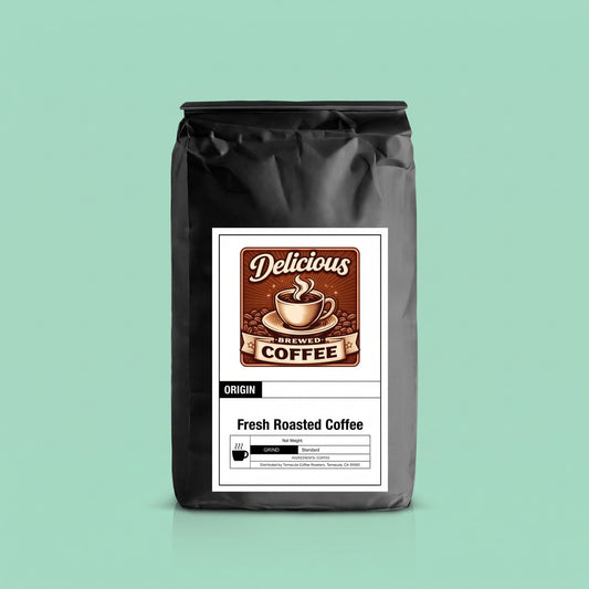 Mint flavored coffee, 12oz bag, Delicious Brewed Coffee