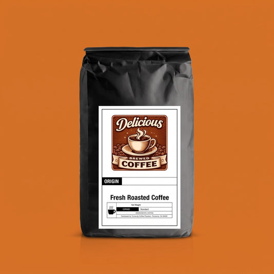 Pumpkin Spice flavored coffee, 12oz bag, Delicious Brewed Coffee