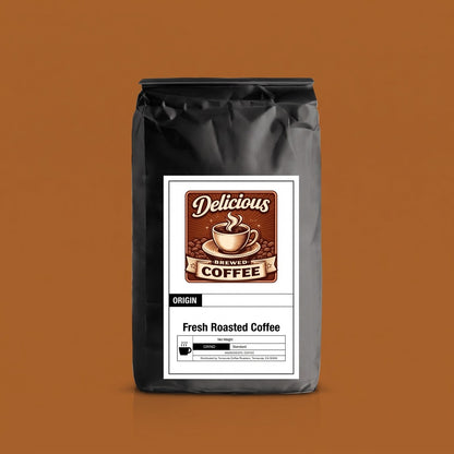 Turtle flavored coffee, 12oz bag, Delicious Brewed Coffee