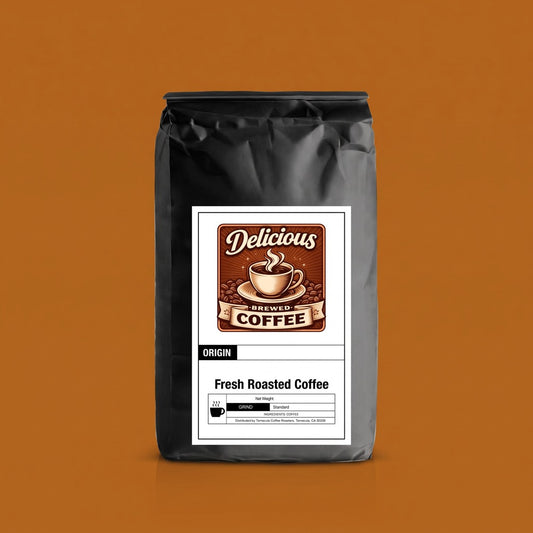 Whiskey Barrel Aged coffee, 12oz bag, Delicious Brewed Coffee
